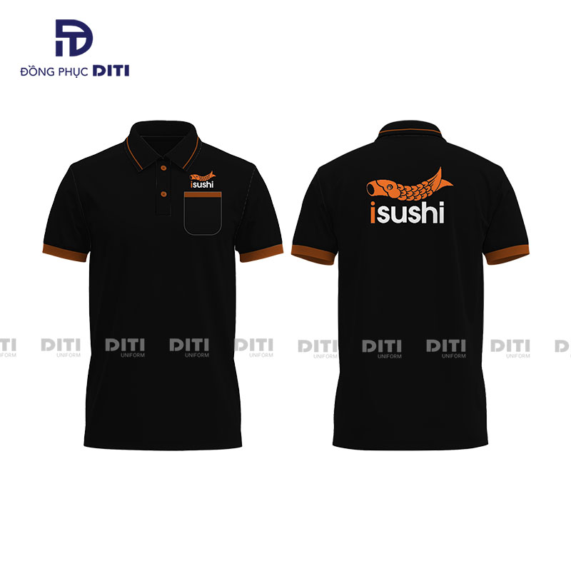 Đông phục áo thun nhà hàng iushi