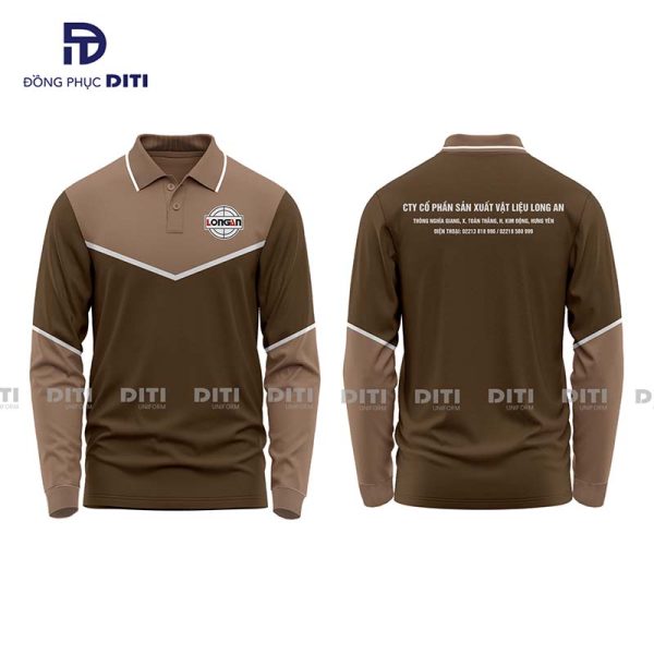 Đồng phục tay dài công ty vật liệu Long An